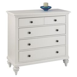 Bedford 4 Drawer Chest in White