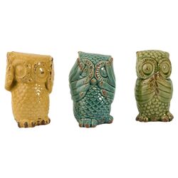 3 Piece Wise Owl Set
