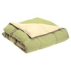 Reversible Comforter in Sage & Beige