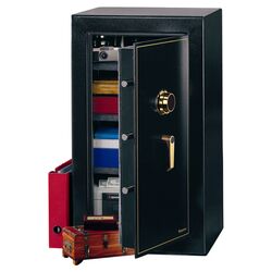 Tall Combination Lock Security Vault in Black