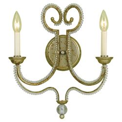 Camerson 2 Light Wall Sconce in Soft Gold
