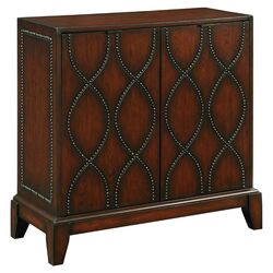 Accent Cabinet in Red Brown Cherry