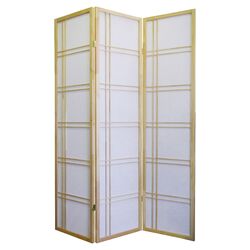 Girard 3 Panel Room Divider in Natural