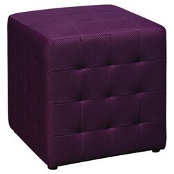 Cube Ottoman in Purple