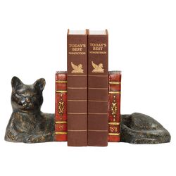 Cat Napping Bookend (Set of 2)