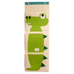 Crocodile Wall Toy Organizer in Beige