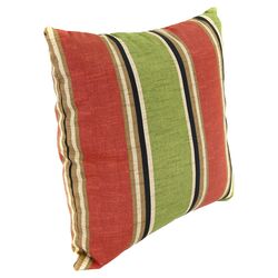 Imperial Stripe Accent Pillow in Jewel