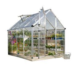Snap and Grow Greenhouse in Silver