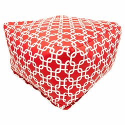 Links Bean Bag Chair Lounger in Red
