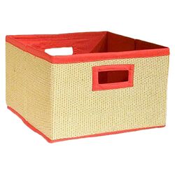 Storage Basket in Red (Set of 3)