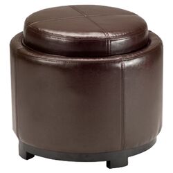 Chelsea Ottoman in Brown