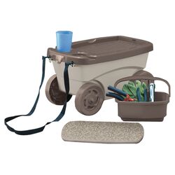 Garden Scooter in Taupe (Set of 2)