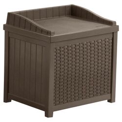 Storage Box Seat in Brown
