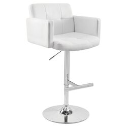 Stout Adjustable Stool  in White