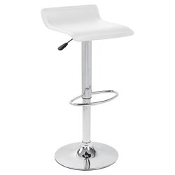Ale Adjustable Barstool in White