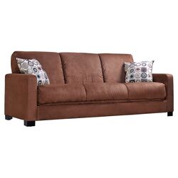 Convertible Sleeper Sofa in Brown