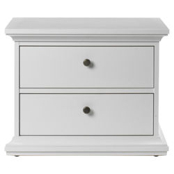 Somerset 2 Drawer Nightstand in White Somerset 2 Drawer Nightstand in White