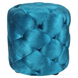 Le Pouf Ottoman in Petrol Teal