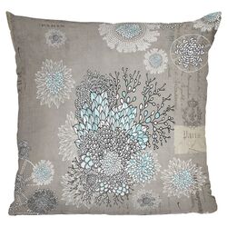 Iveta Abolina Pillow in Light Grey & Blue