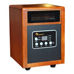 Open Box Price Dual System Portable Heater in Brown