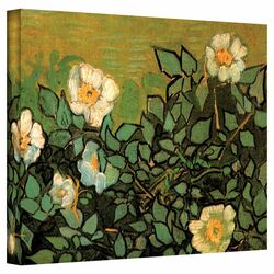 Wild Roses Canvas Art by Vincent Van Gogh