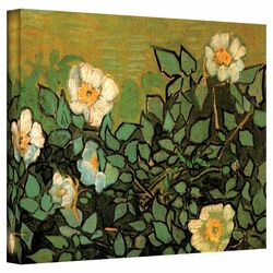 Wild Roses I Canvas Wall Art by Van Gogh