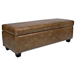 Kent Storage Bench in Chocolate