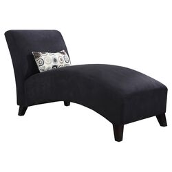 Commotion Chaise Lounge in Black