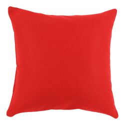 Solid Pillow in Red