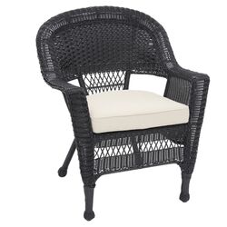 Wicker Chair in Black