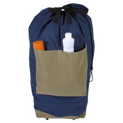 Laundry Bag on Wheels in Navy