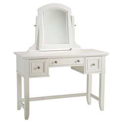 Naples Vanity & Mirror Set in White