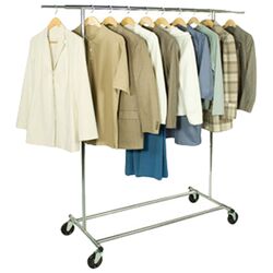 Commercial Garment Rack in Chrome