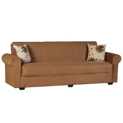 Convertible Sleeper Sofa in Brown