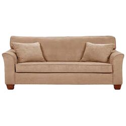 Chenille Fabric Sleeper Sofa in Taupe