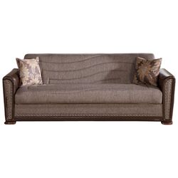 Alfa Sleeper Sofa in Brown