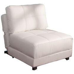 New York Convertible Sleeper Chair in White