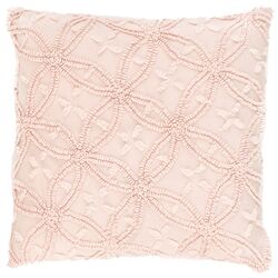 Candlewick Pillow in Pale Rose