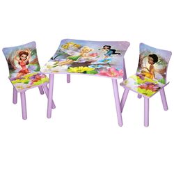 Disney Fairies Kids 3 Piece Table & Chair Set