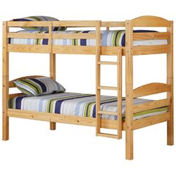 Mission Twin Over Twin Bunk Bed in White