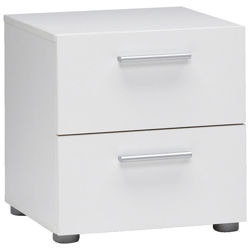 Austin 2 Drawer Nightstand in White Austin 2 Drawer Nightstand in White