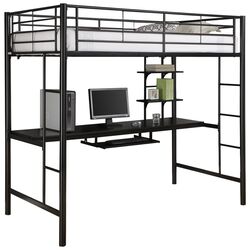 Mission Twin Over Twin Bunk Bed in Espresso