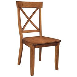 Crossback Side Chair in Cottage Oak (Set of 2)