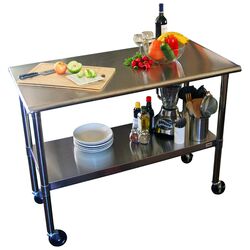 EcoStorage Kitchen Cart in Stainless Steel