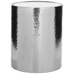 Polonium End Table in Polished Aluminum