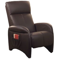 Addin Chaise Recliner in Chocolate