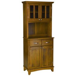 China Cabinet in Cottage Oak