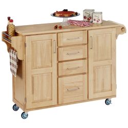Martinique Kitchen Cart in Natural
