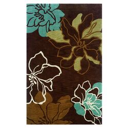 Trio Space Brown & Turquoise Rug