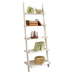 Quint Ladder Bookshelf in White